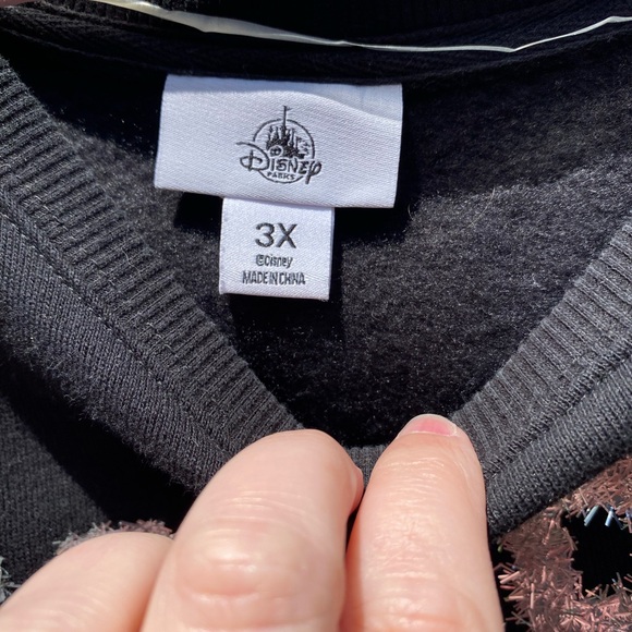 Disney Parks sequin holiday sweatshirt - Picture 2 of 3